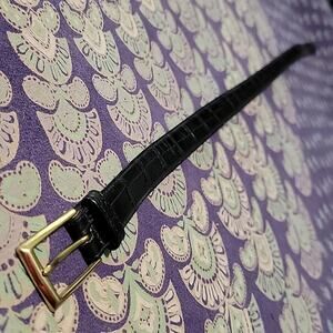 MARTIN DINGMAN BELT (ALLIGATOR GRAIN CALFSKIN)